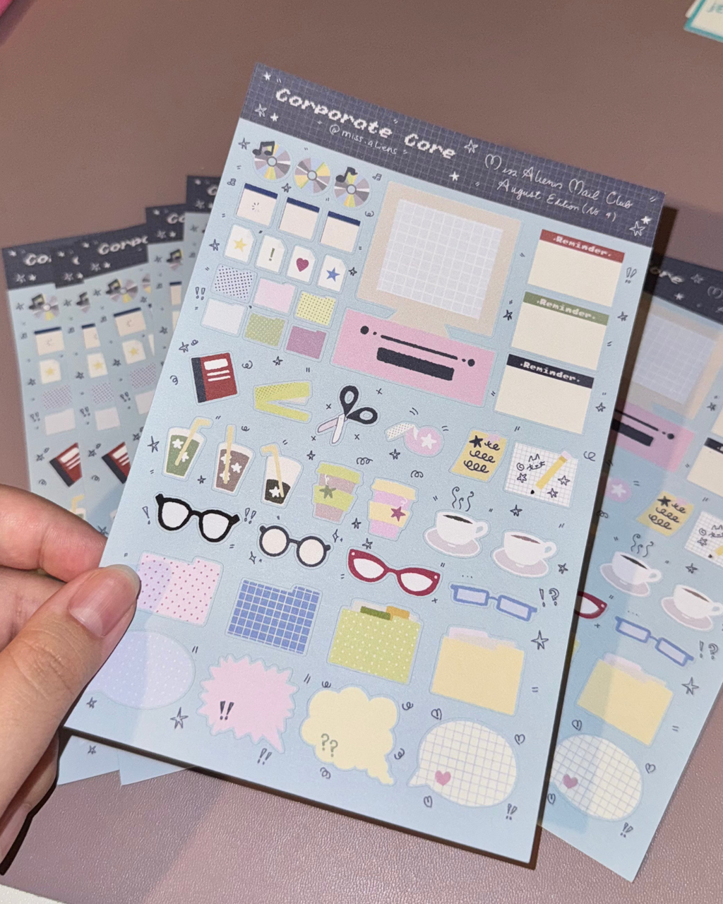 Corporate Core - Sticker Sheet