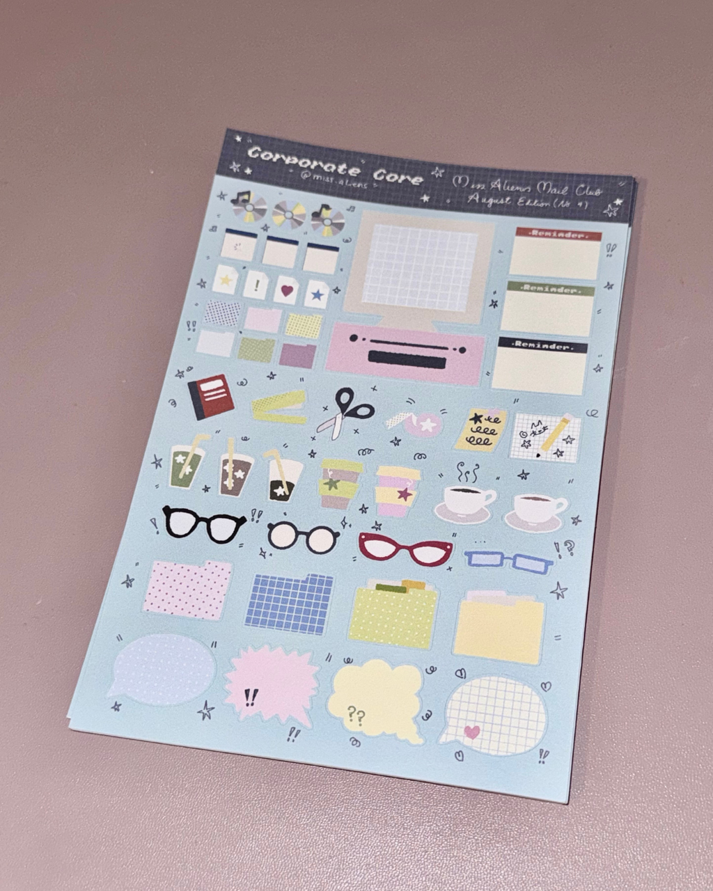 Corporate Core - Sticker Sheet