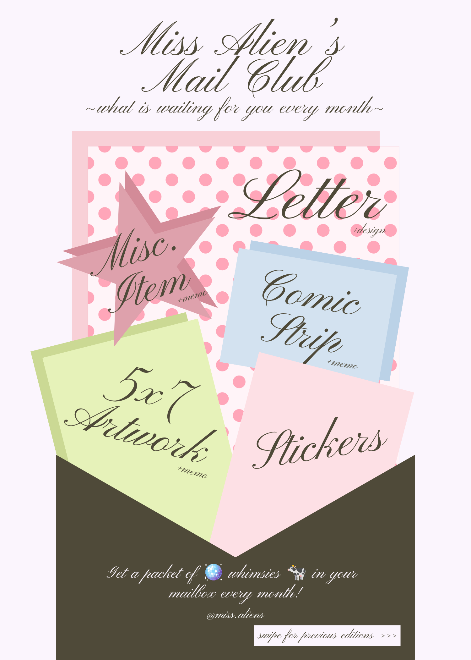 Subscription- Miss Alien's Mail Club